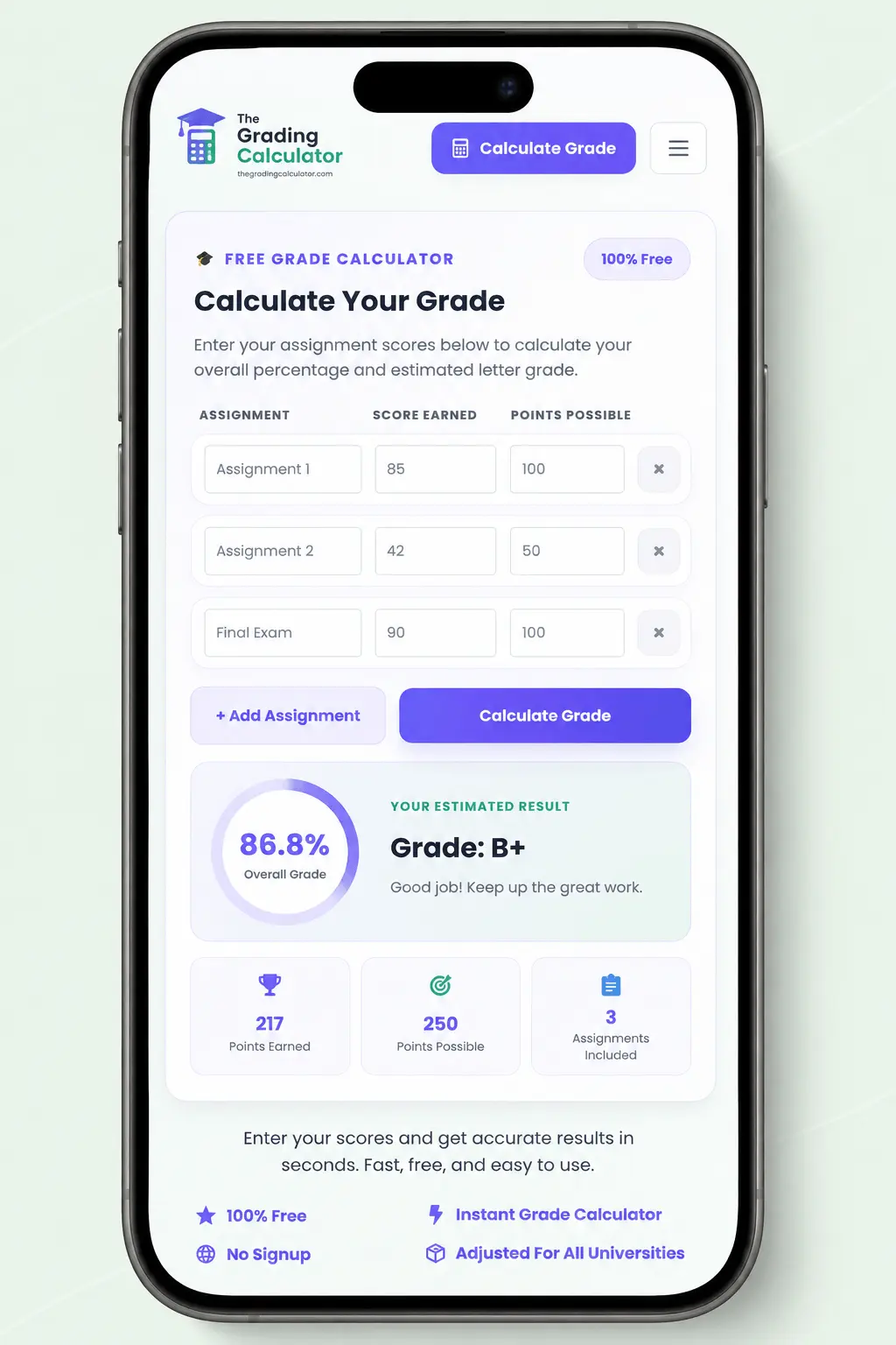 What Is a Grading Calculator?
